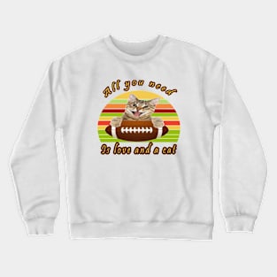 Cats are experts to rest Crewneck Sweatshirt